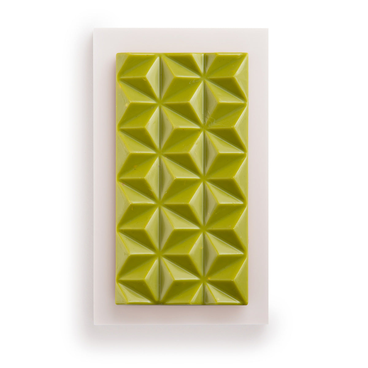 Matcha šokoladas su daigintais grikiais, braškėmis ir laimo traškiais N°1