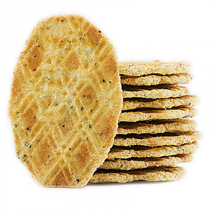 Krekeriai su pesto ir parmezanu
