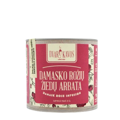 Arbata DVARO KAVOS Damasko rožių