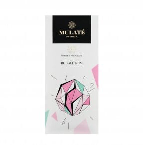 MULATE PREMIUM BUBBLE GUM baltasis šokoladas