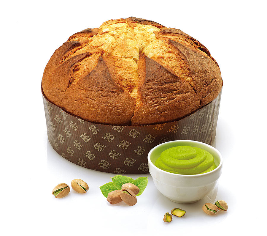 Panettone su pistacijų kremu