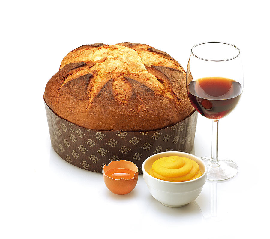 Panettone su zabajone kremu