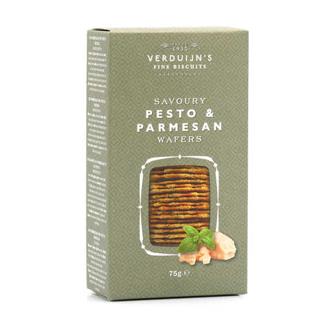 Krekeriai su pesto ir parmezanu