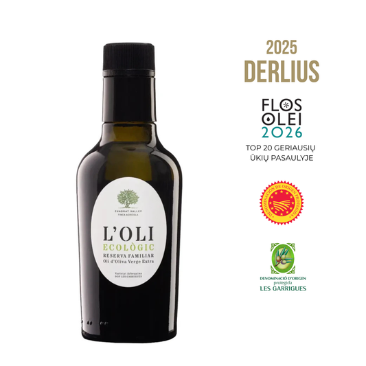 Ypač tyras alyvuogių aliejus L’OLI BIO RESERVA FAMILIAR DOP
