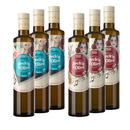 Ypač tyras alyvuogių aliejus Rock’n R’Olive Piqual ir Arbequina
