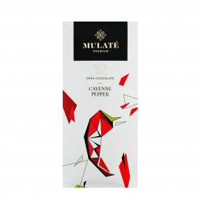 MULATE PREMIUM CAYENNE PEPPER juodasis šokoladas