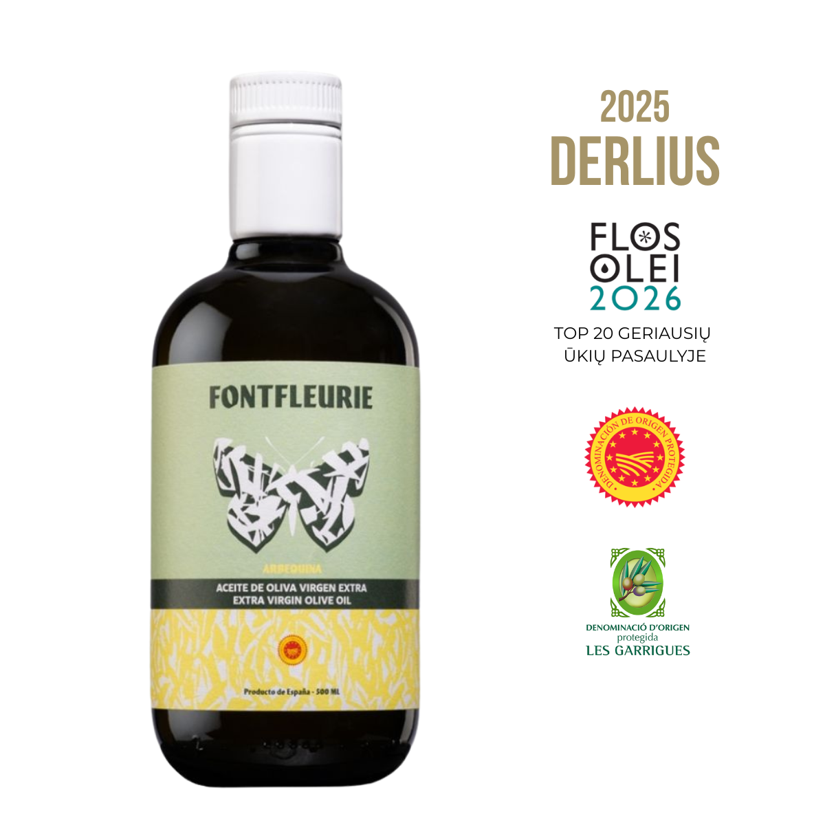 Ypač tyras alyvuogių aliejus FONTFLEURIE