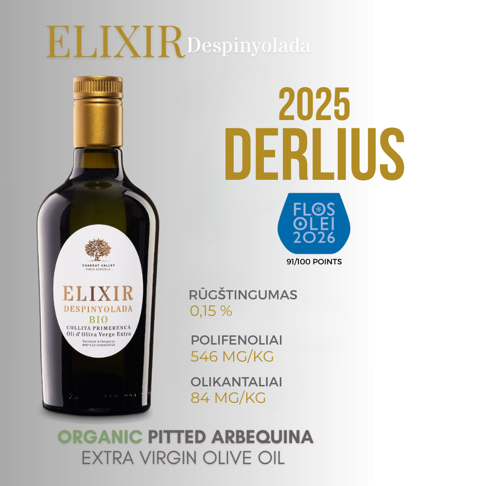 Ypač tyras alyvuogių aliejus ELIXIR DESPINYOLADA BIO DOP