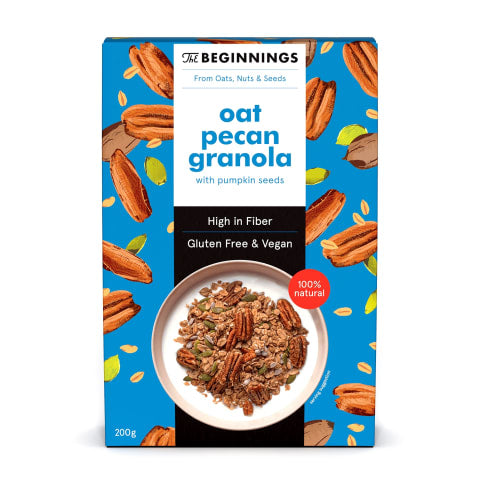 Avižinė granola su pekano riešutais The BEGINNINGS
