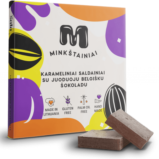 Minkštainiai su juoduoju belgišku šokoladu