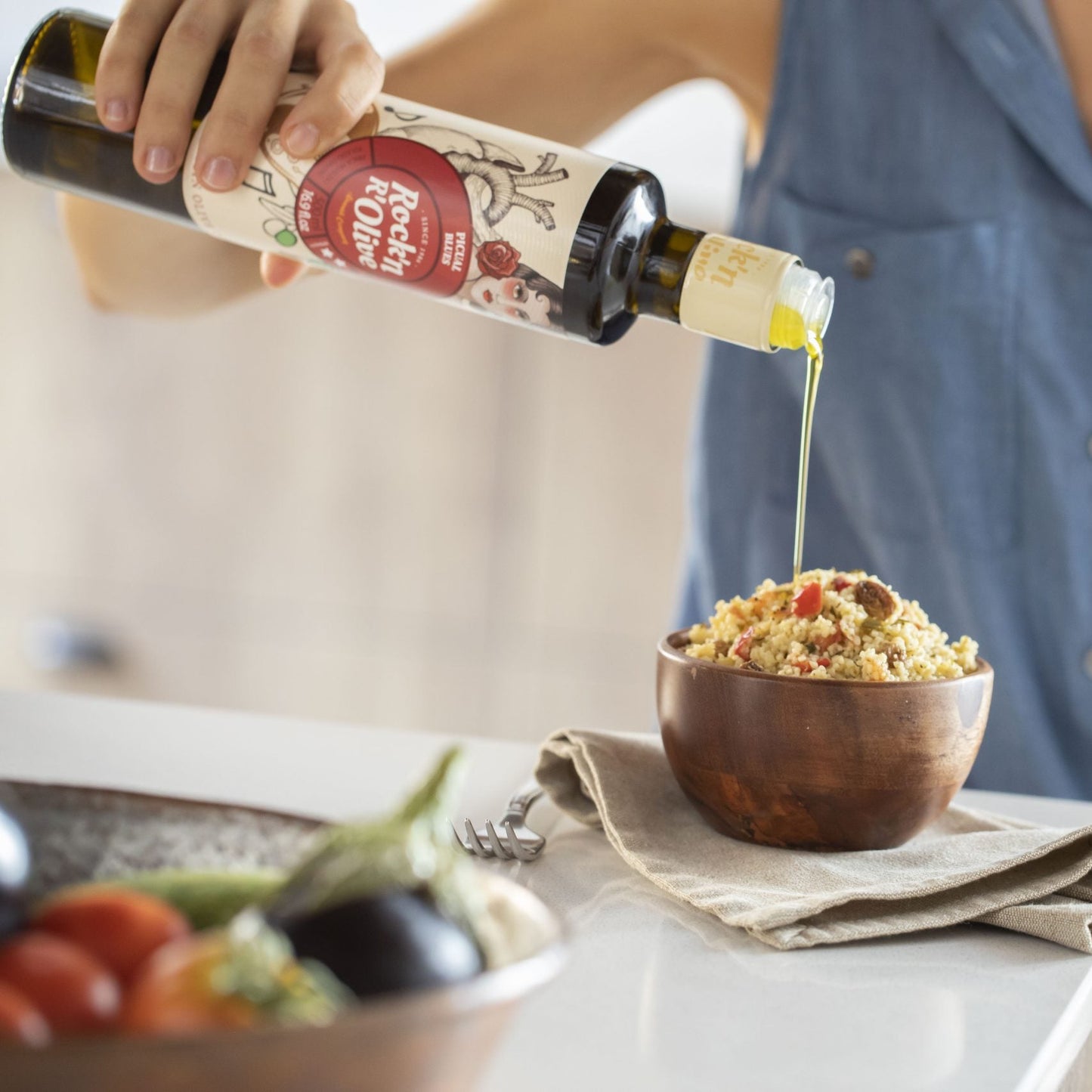Ypač tyras alyvuogių aliejus Rock’n R’Olive Piqual