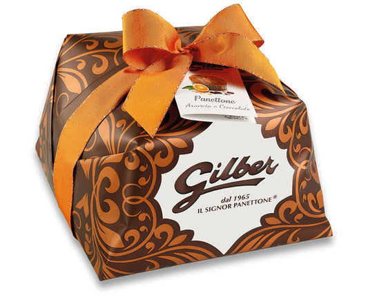 Panettone su šokoladu ir apelsinais