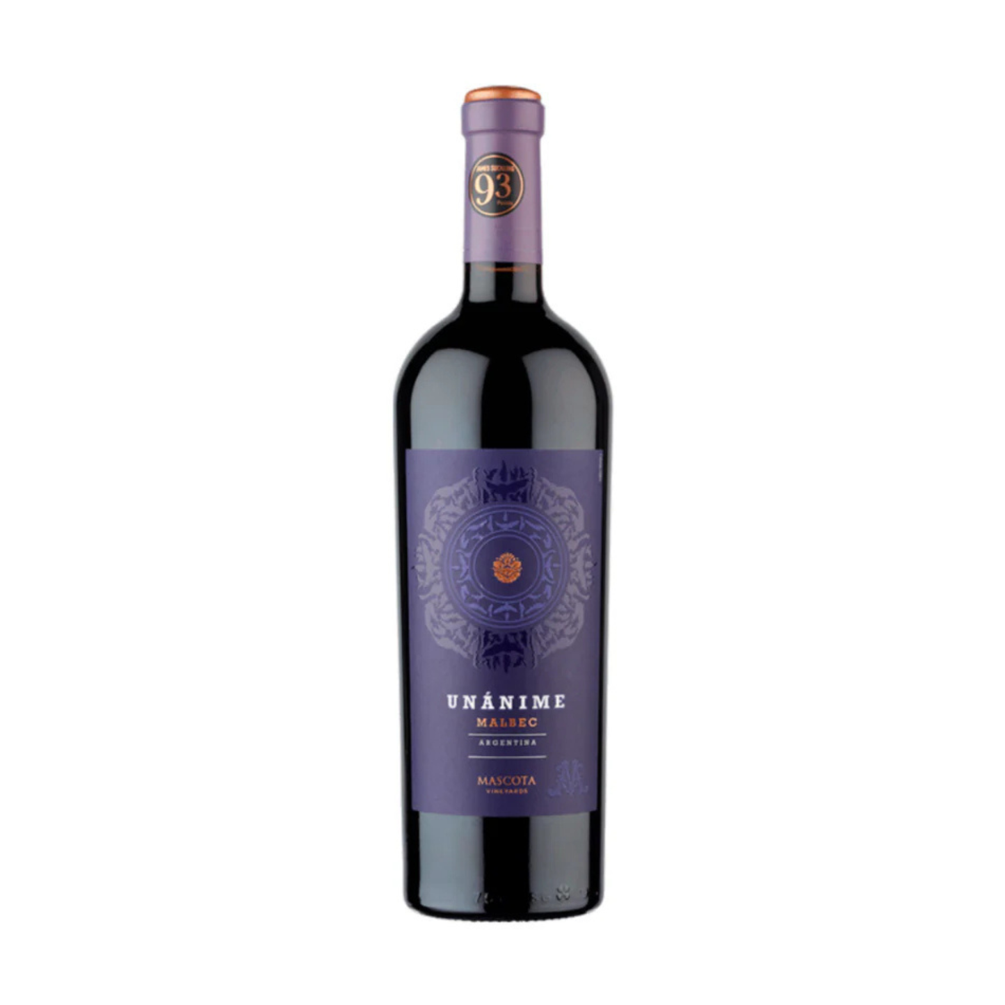 Raudonas sausas vynas Mascota Unanime Malbec