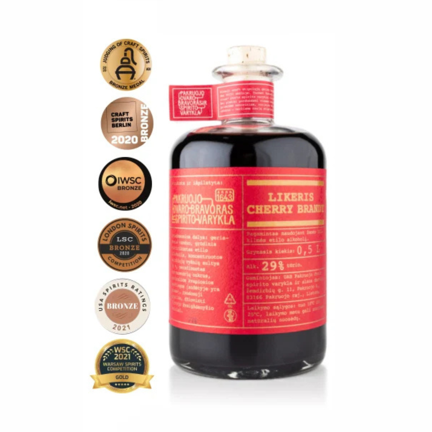 Vyšnių Likeris „Cherry Brandy”